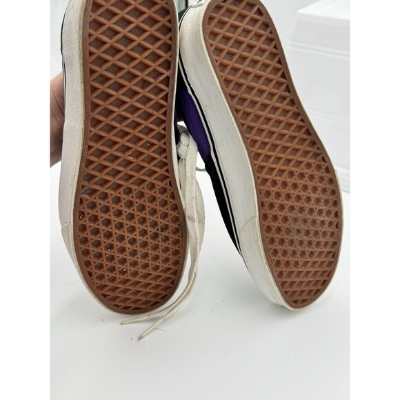 Men’s Vans Off The Wall size M7.5/W9 Purple Black Lace Up Skate Shoes Sneaker - Picture 6 of 10